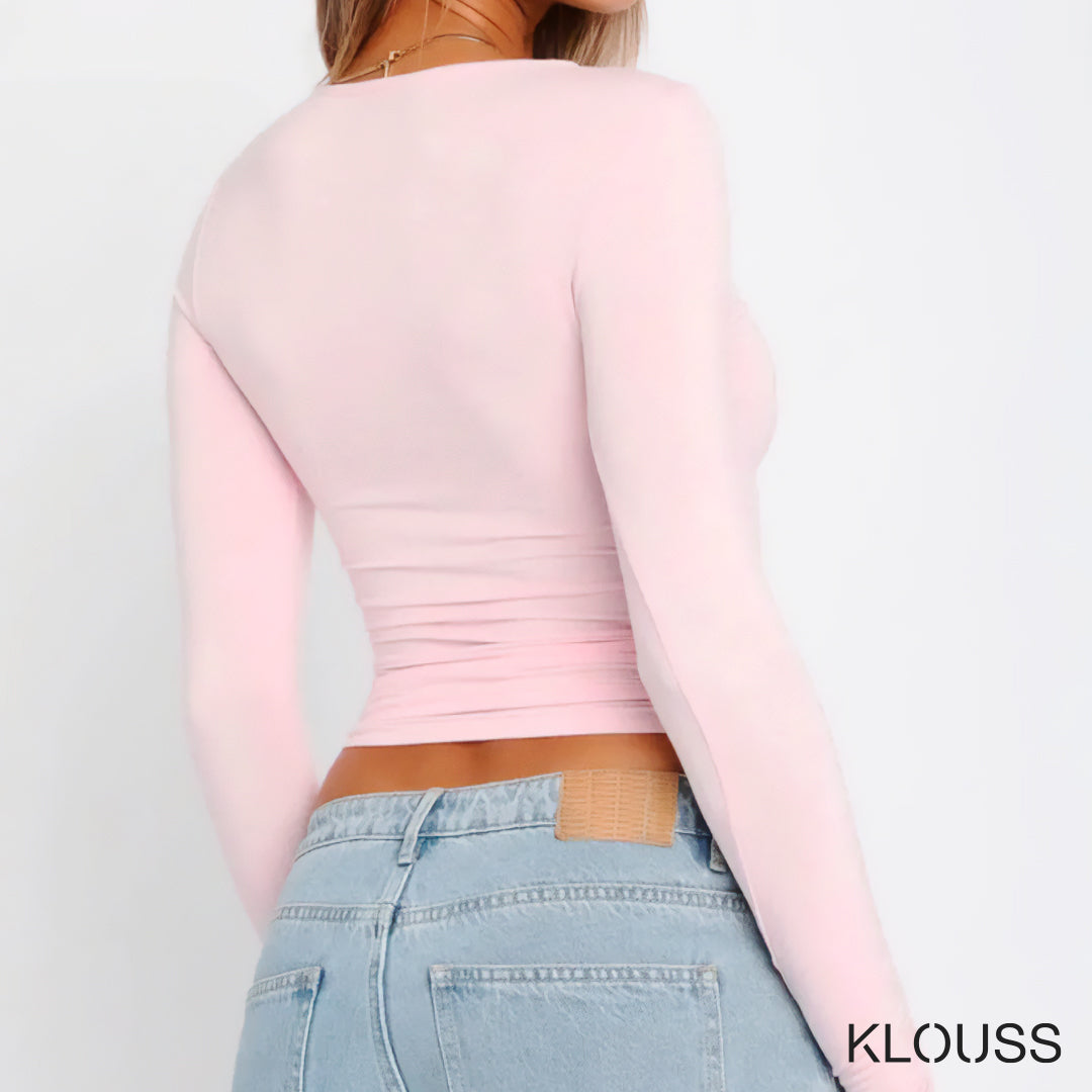 Top manga larga Sicilia - Klouss - Chile - Mujer - Top - camiseta, invierno, Otoño / Invierno, Top