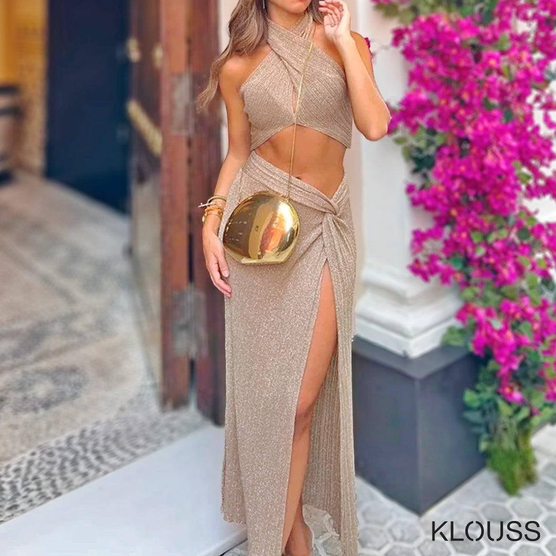 Conjunto María - Klouss - Chile - Mujer - Conjunto - Conjunto, Falda, Peto, Top