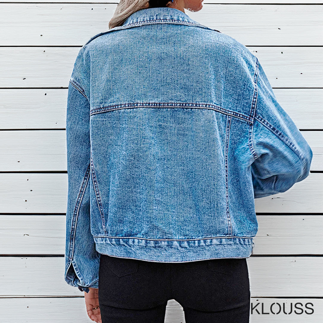 Chaqueta de Jean Badajoz - Klouss - Chile - Mujer - Chaqueta - Chaqueta, Urbanas