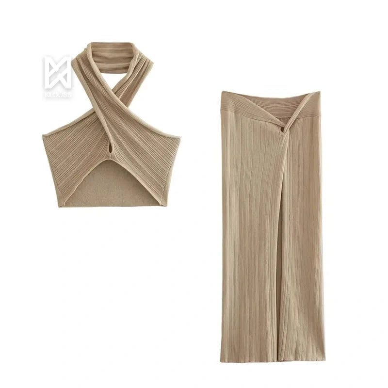 Conjunto María - Klouss - Chile - Mujer - Conjunto - Conjunto, Falda, Peto, Top