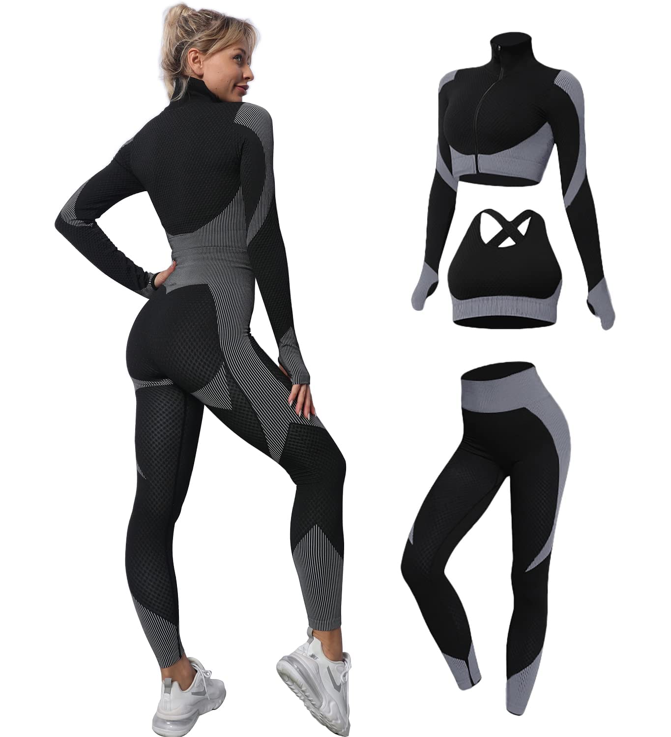 Conjunto deportivo Duco - Klouss - Chile - Mujer - Conjunto Deportivo - Calzas, Leggins, Peto, Ropa deportiva, sujetador, Yoga