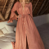 Vestido Nissi - Klouss - Chile - Mujer - Vestido - Oferta, salida de baño, verano, Vestido camisero, vestido de verano