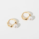Aro Argolla con Perla colgante - Klouss - Chile - Mujer - Aros - 