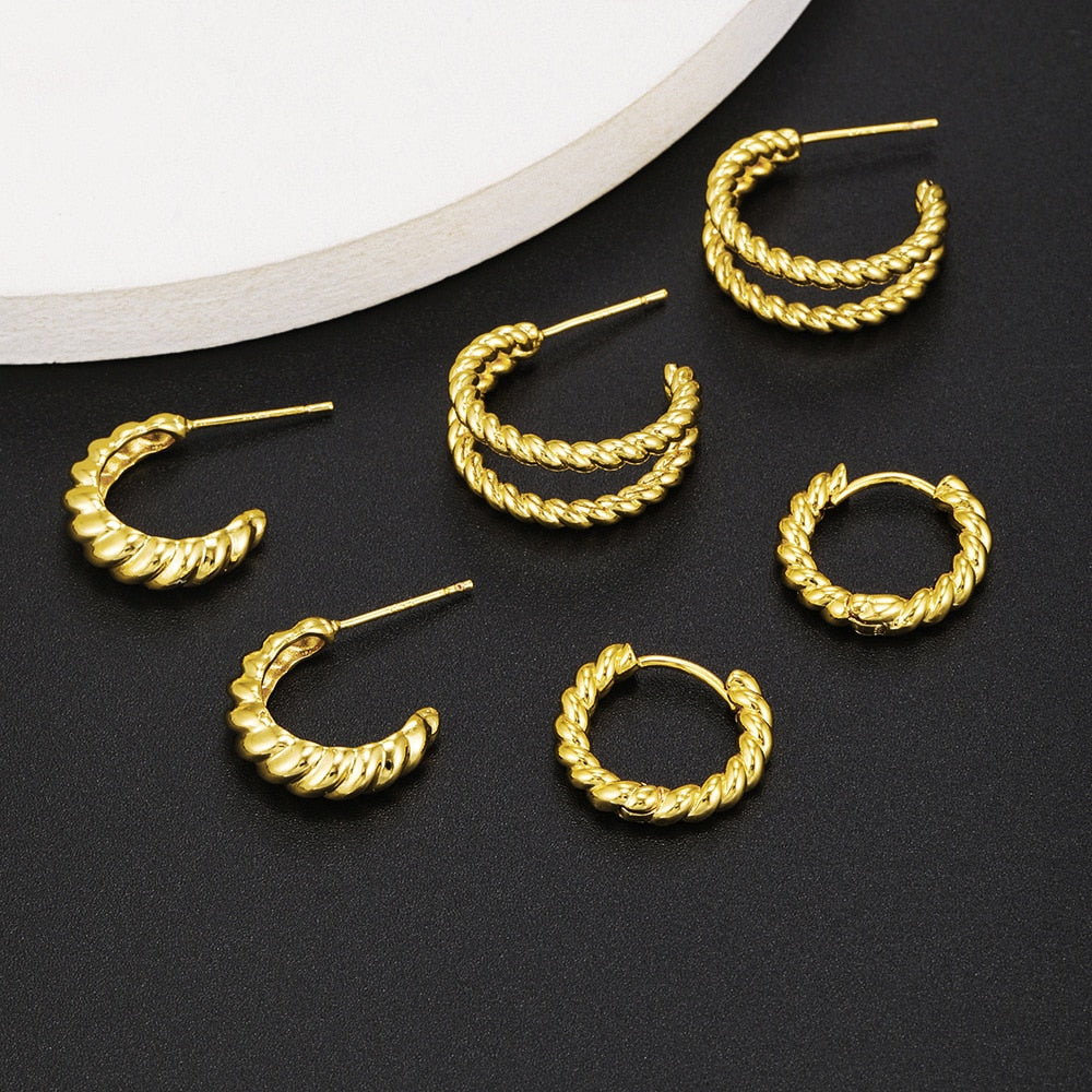Aros Argolla en Espiral - Klouss - Chile - Mujer - Aros - 